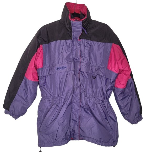 Vtg Columbia 3-in-1 Purple Parka - Picture 1 of 10